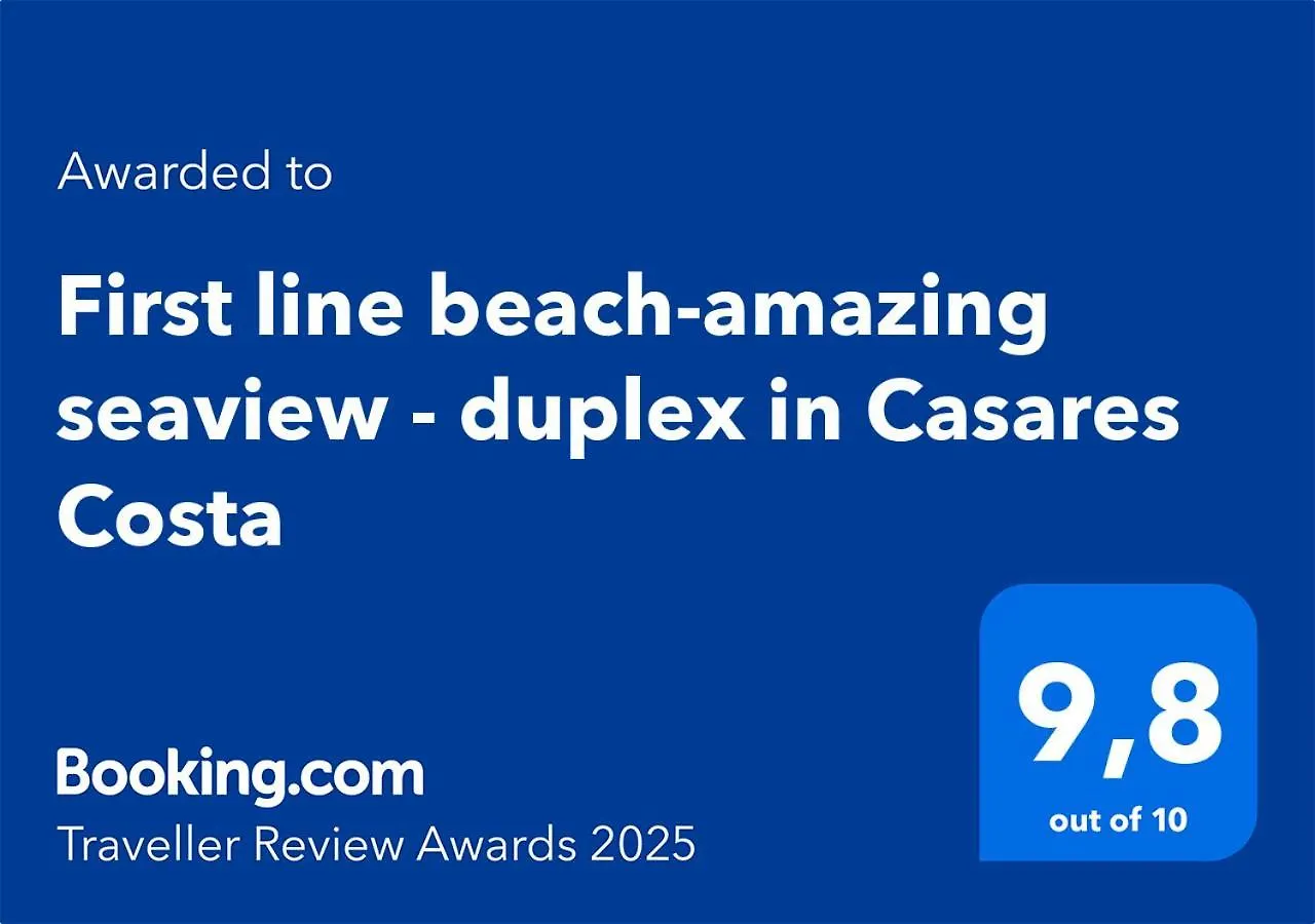 Apartment First Line Beach-Amazing Seaview - La Duquesa-Estepona Bahia de Casares